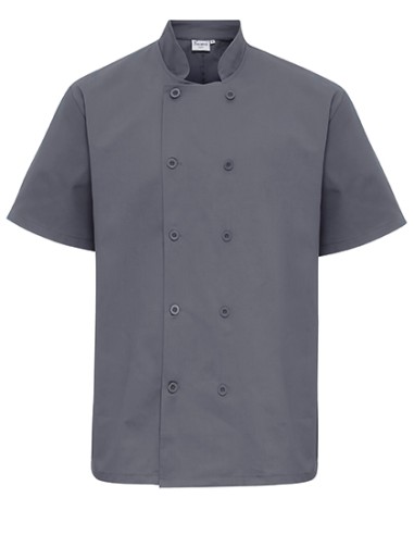 PRE-PR656-Short Sleeve Chefs Jacket